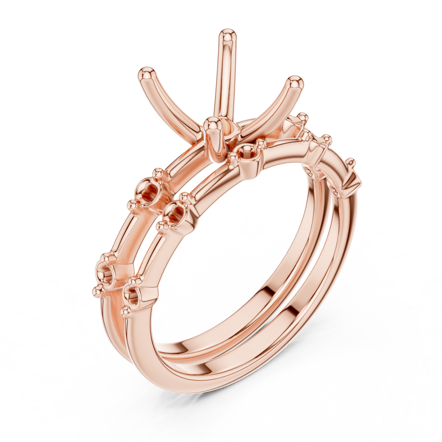 Round Cut Stackable Ring CAD Files – 3DM & STL Download