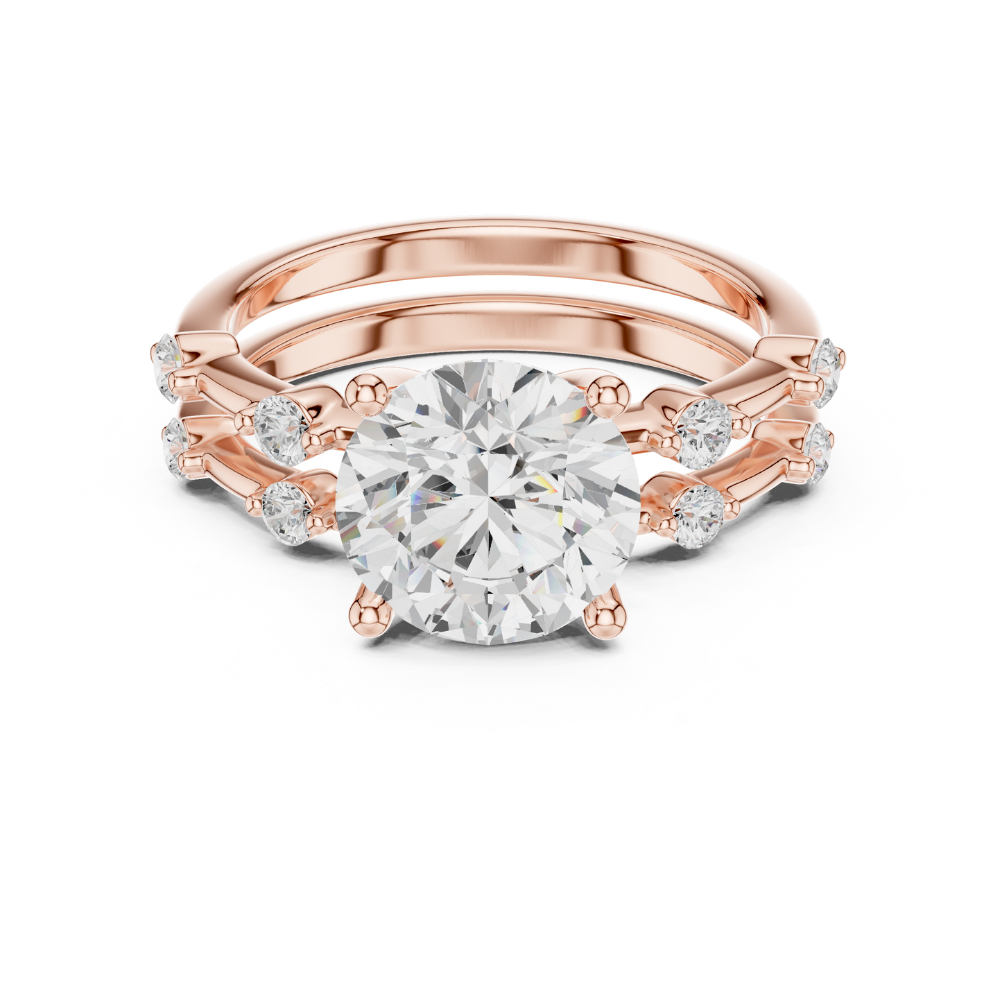 Round Cut Stackable Ring CAD Files – 3DM & STL Download