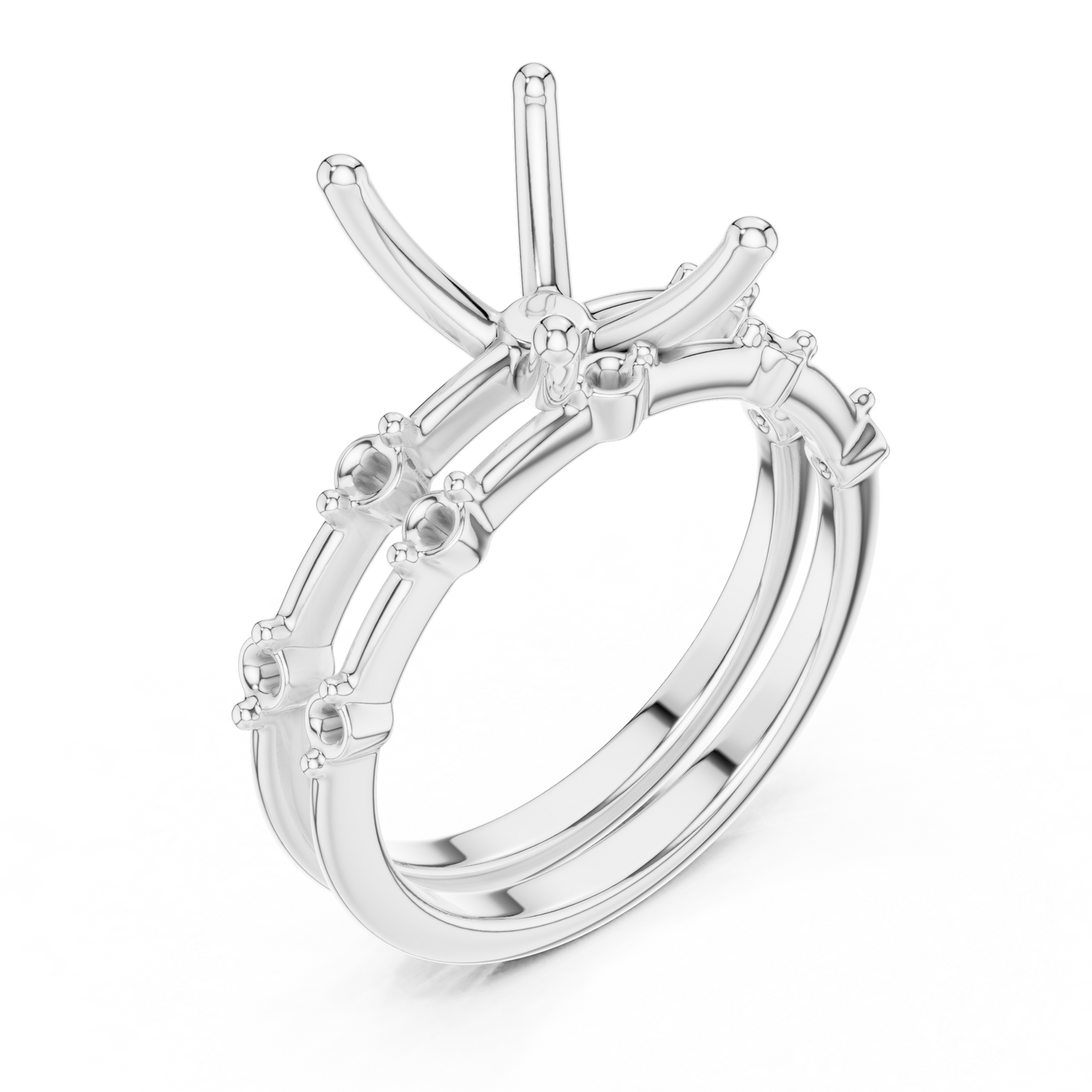Radient Cut Stackable Ring CAD Files – 3DM & STL Download