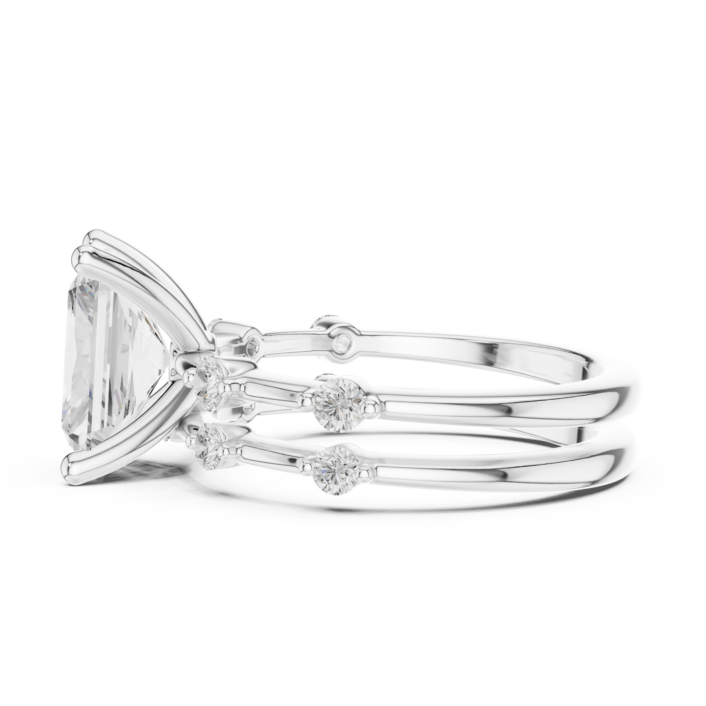 Radient Cut Stackable Ring CAD Files – 3DM & STL Download