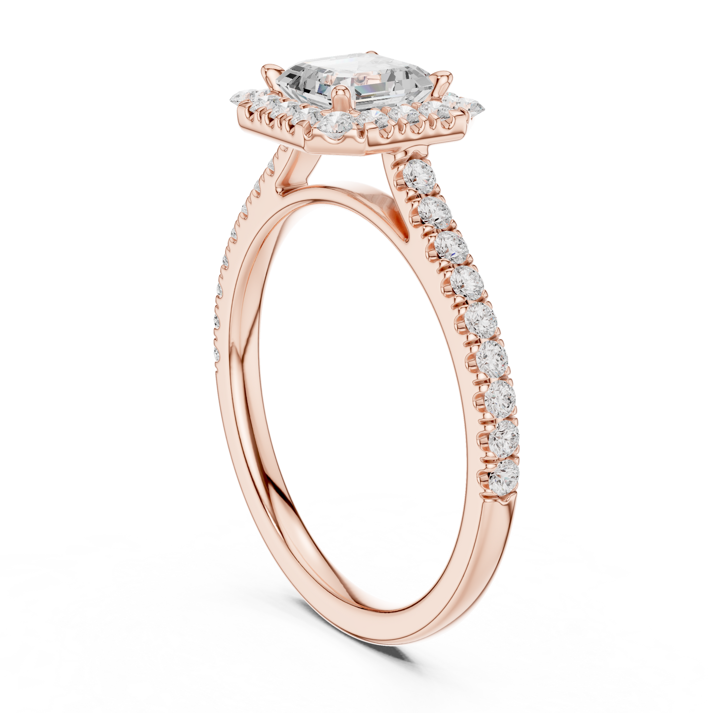 Halo Pavé Band Ring CAD Files – Multi Shape Collection | 3DM & STL Download