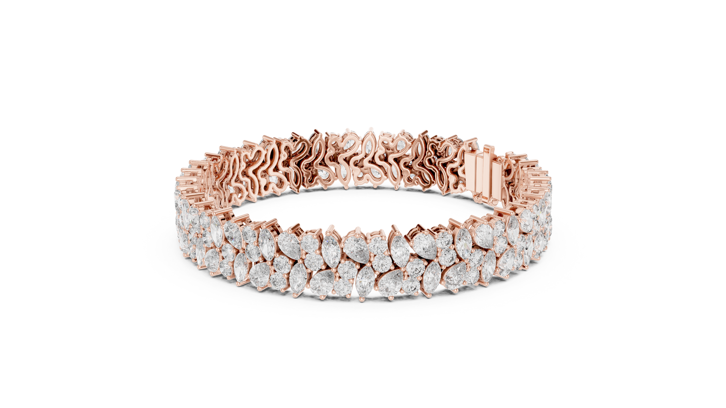 Diamond Tennis & Link Bracelet CAD Files – 15 Design Mega Collection | 3DM & STL Download