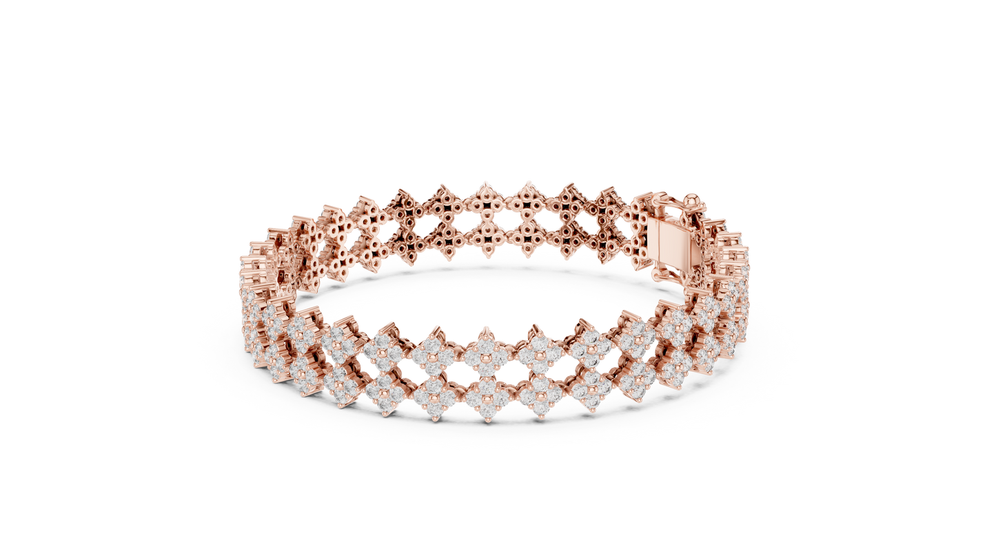 Diamond Tennis & Flexible Link Bracelet CAD Files – 14 Design Mega Collection | 3DM & STL Download