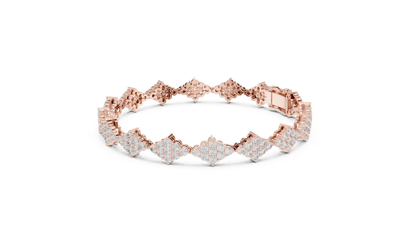 Diamond Tennis & Flexible Link Bracelet CAD Files – 14 Design Mega Collection | 3DM & STL Download