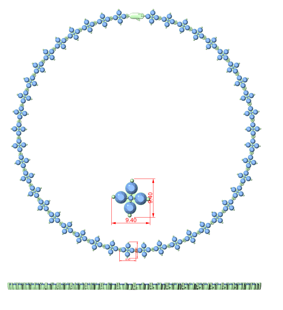 Diamond Tennis & Statement Necklace CAD Files – 21 Design Collection | 3DM & STL Download