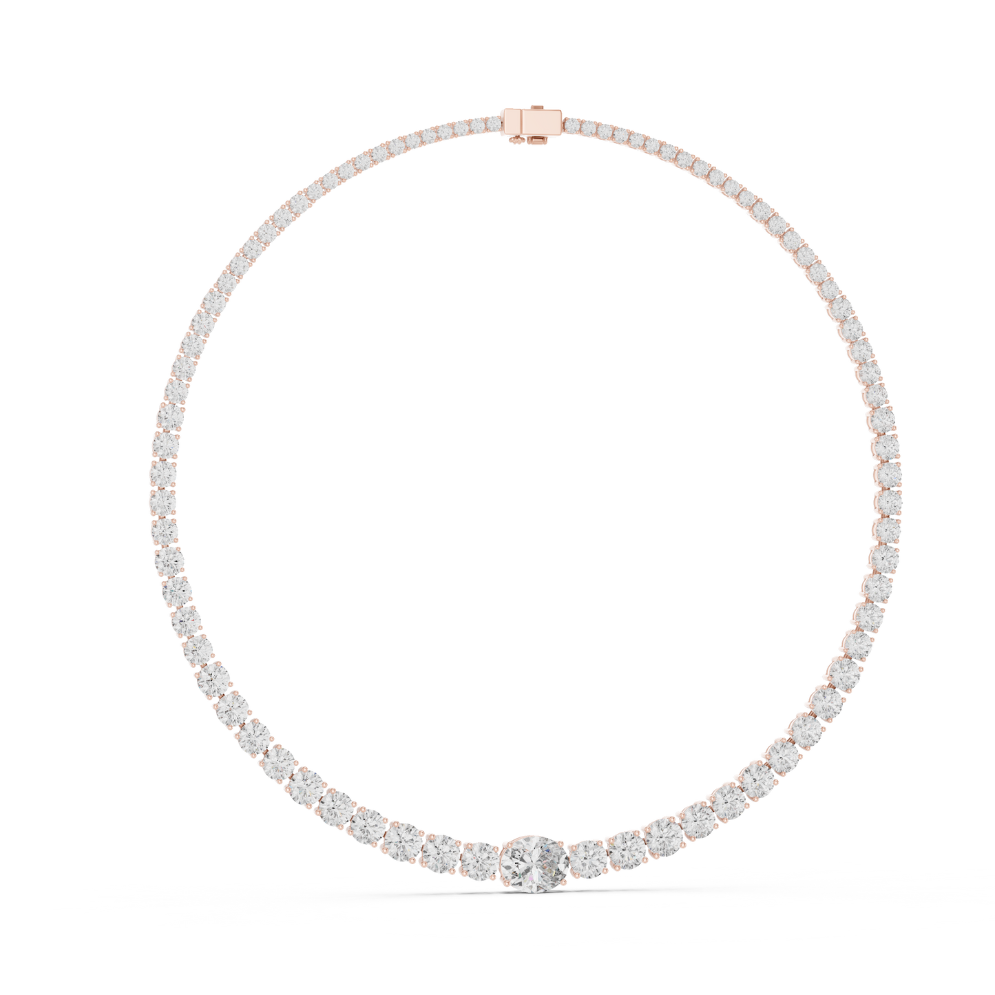 Diamond Tennis & Statement Necklace CAD Files – 21 Design Collection | 3DM & STL Download