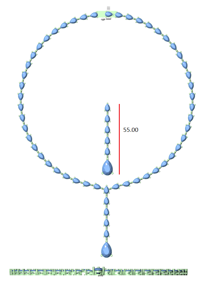 Diamond Tennis & Statement Necklace CAD Files – 21 Design Collection | 3DM & STL Download