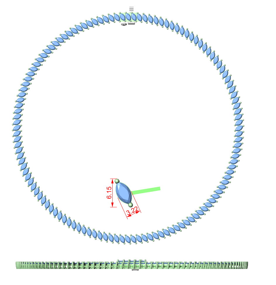 Diamond Tennis & Statement Necklace CAD Files – 21 Design Collection | 3DM & STL Download