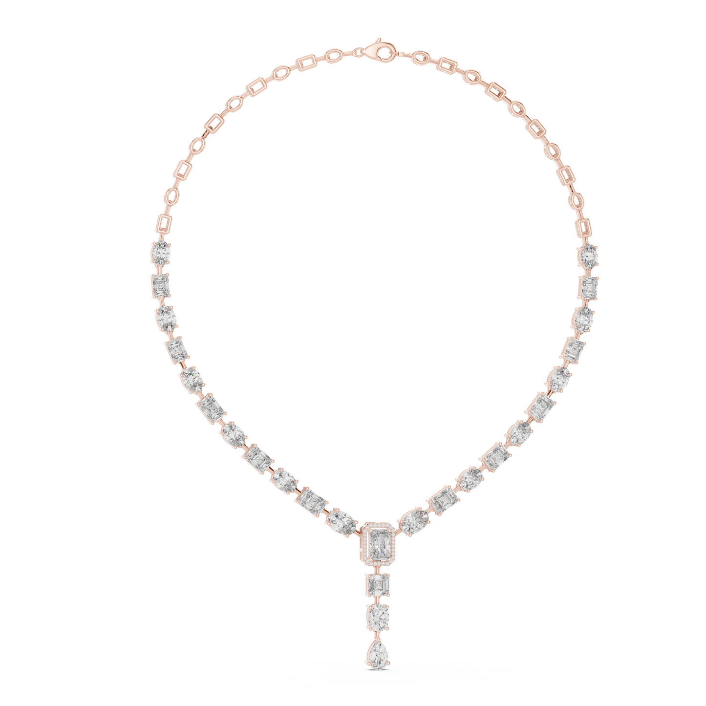 Diamond Tennis & Statement Necklace CAD Files – 21 Design Collection | 3DM & STL Download