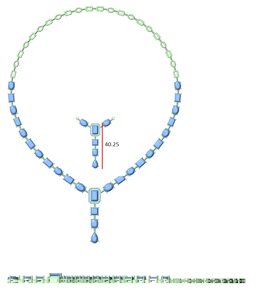 Diamond Tennis & Statement Necklace CAD Files – 21 Design Collection | 3DM & STL Download