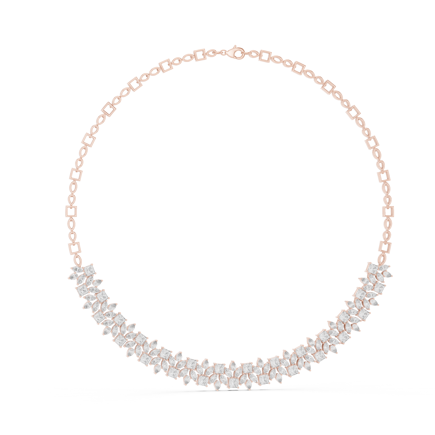 Diamond Tennis & Statement Necklace CAD Files – 21 Design Collection | 3DM & STL Download