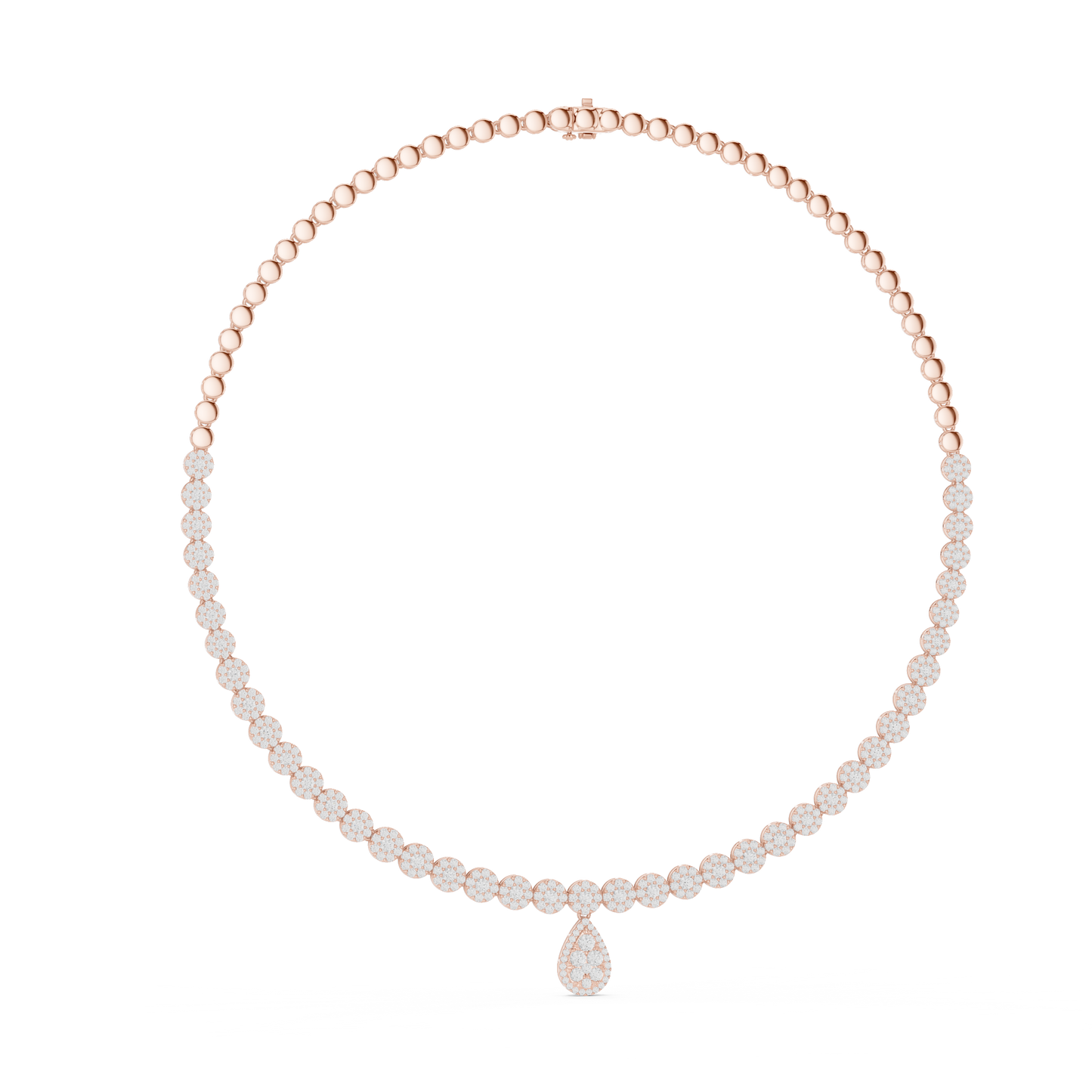 Diamond Tennis & Statement Necklace CAD Files – 21 Design Collection | 3DM & STL Download