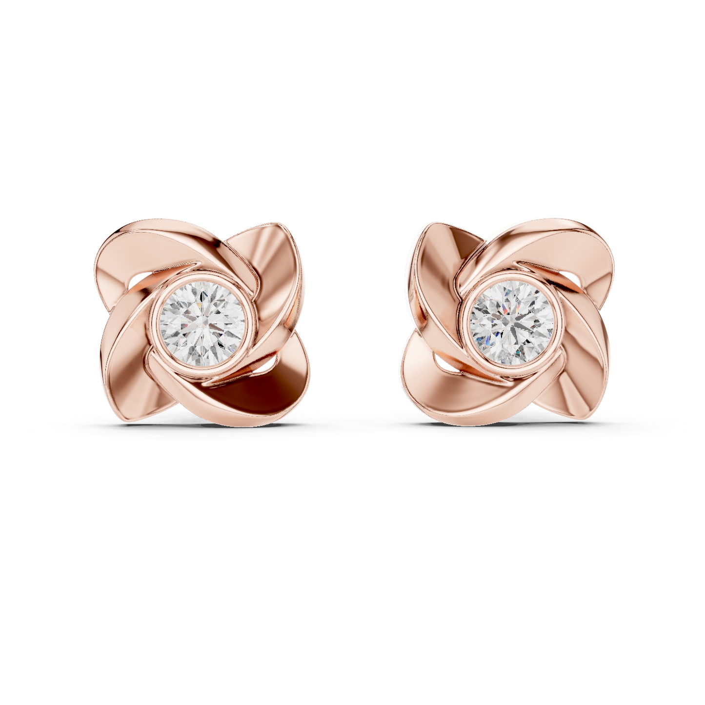 Diamond Stud Earrings CAD Files – 15 Design Collection | 3DM & STL Download