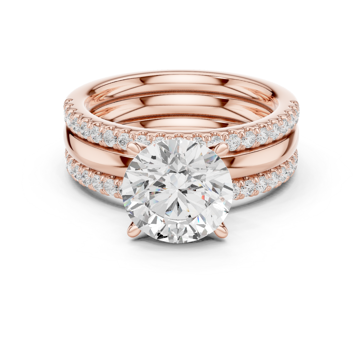 Round Cut Stackable Ring CAD Files – 3DM & STL Download