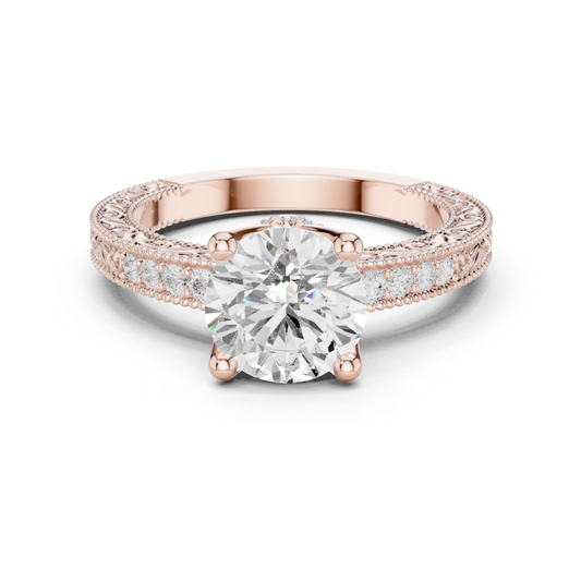 Filigree Miligrain Pave Band Ring CAD Files – Multi Shape Collection | 3DM & STL Download