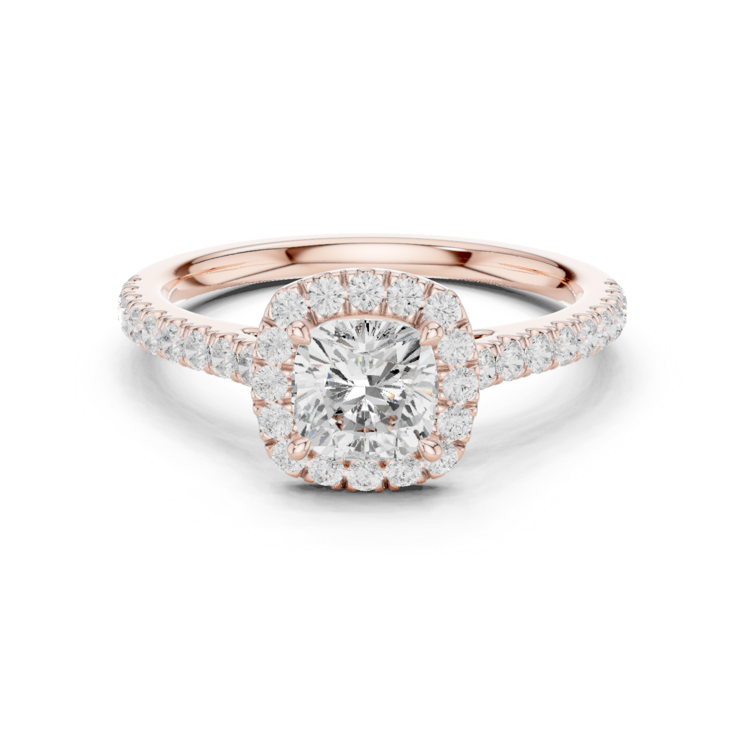 Halo Pavé Band Ring CAD Files – Multi Shape Collection | 3DM & STL Download