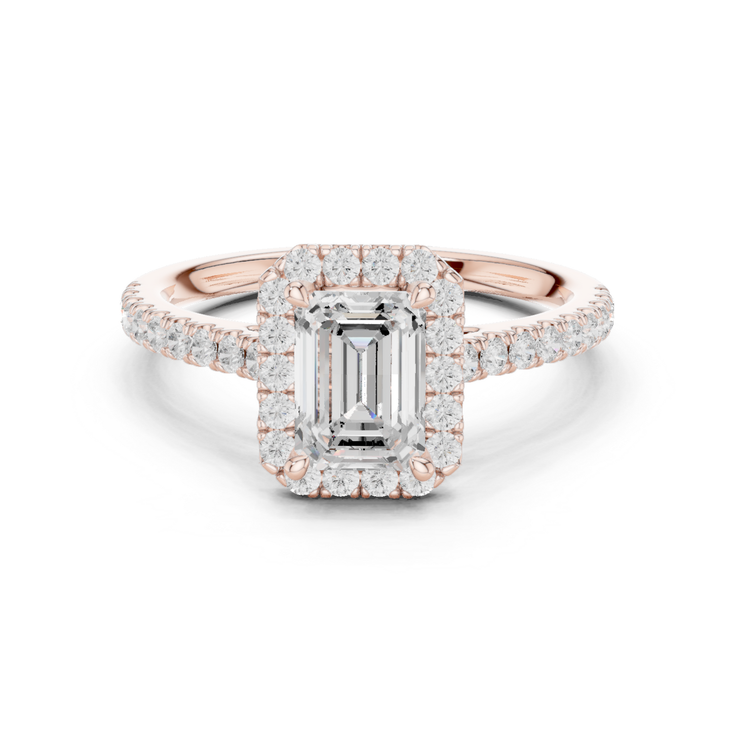 Halo Pavé Band Ring CAD Files – Multi Shape Collection | 3DM & STL Download