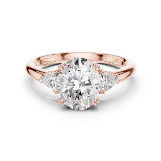 Trilogy Ring CAD Files – 8 Diamond Shape Collection | 3DM & STL Download"