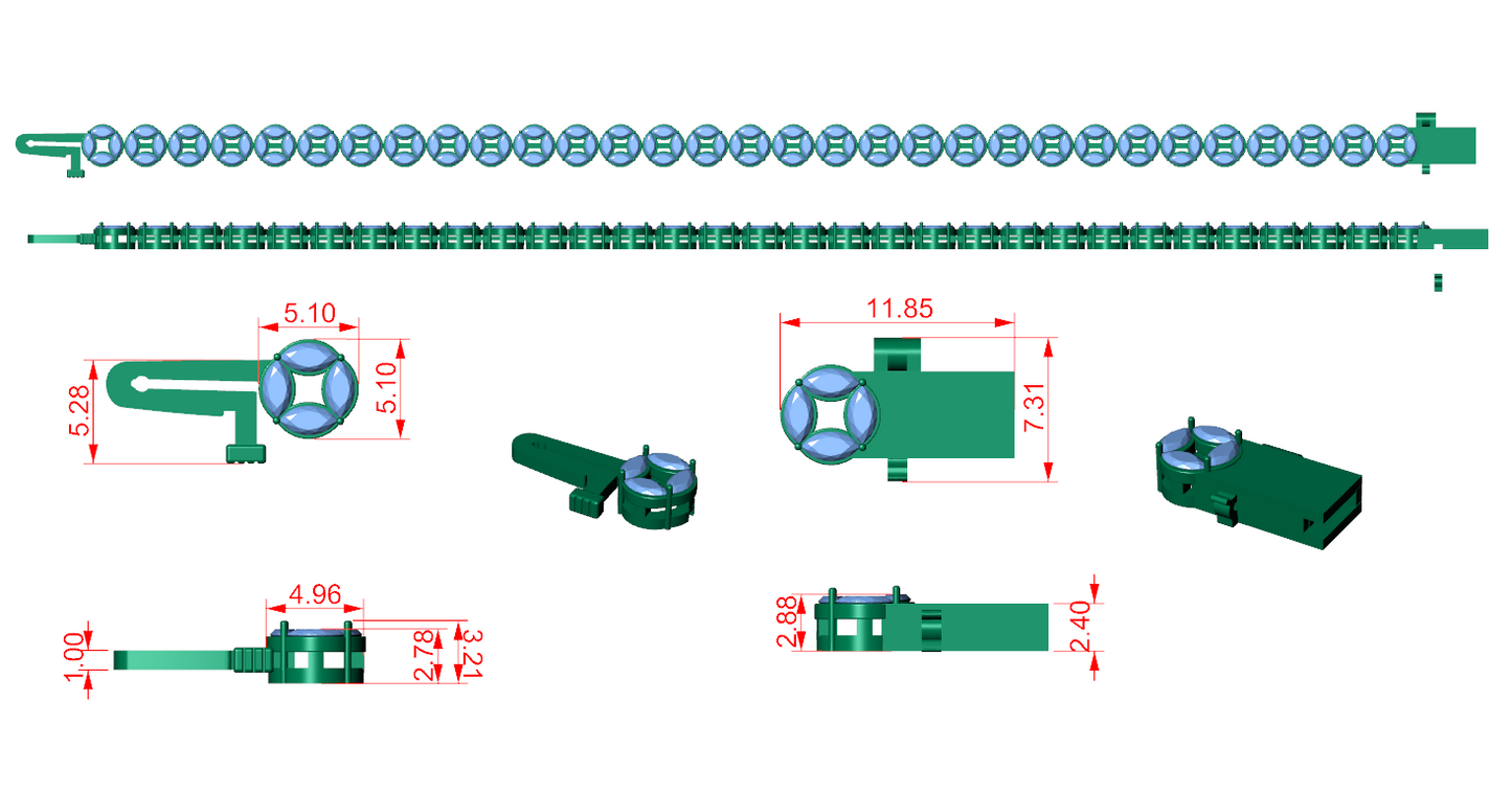 Men's Bracelet CAD Files – 15 Model Collection | 3DM & STL Download