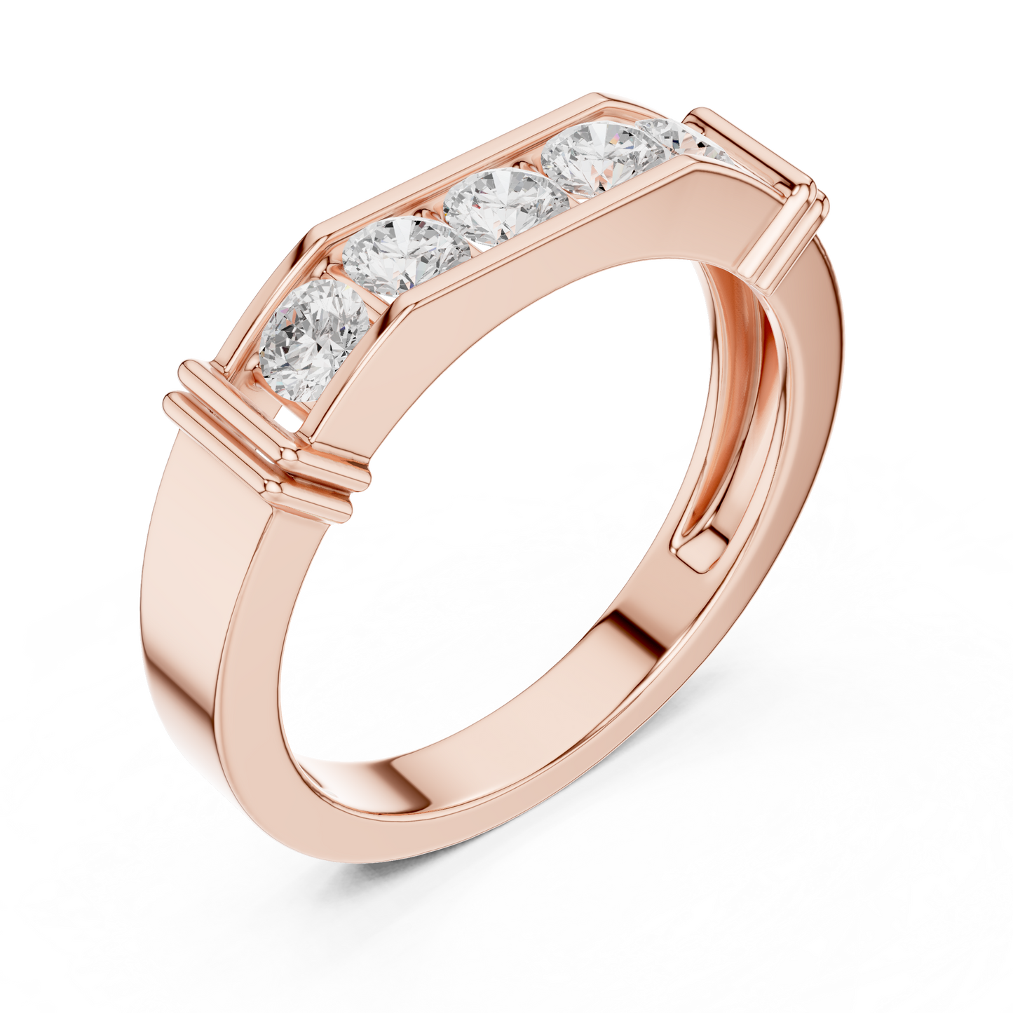 Men's Diamond Band Ring CAD Files – 29 Model Collection | 3DM & STL Download