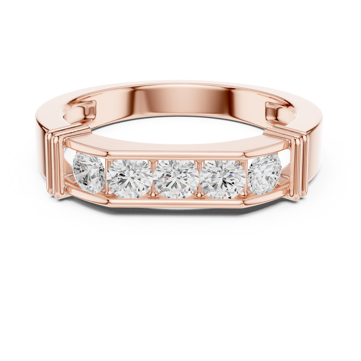 Men's Diamond Band Ring CAD Files – 29 Model Collection | 3DM & STL Download