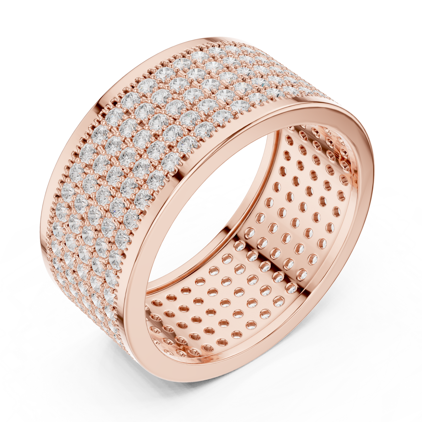 Men's Diamond Band Ring CAD Files – 29 Model Collection | 3DM & STL Download