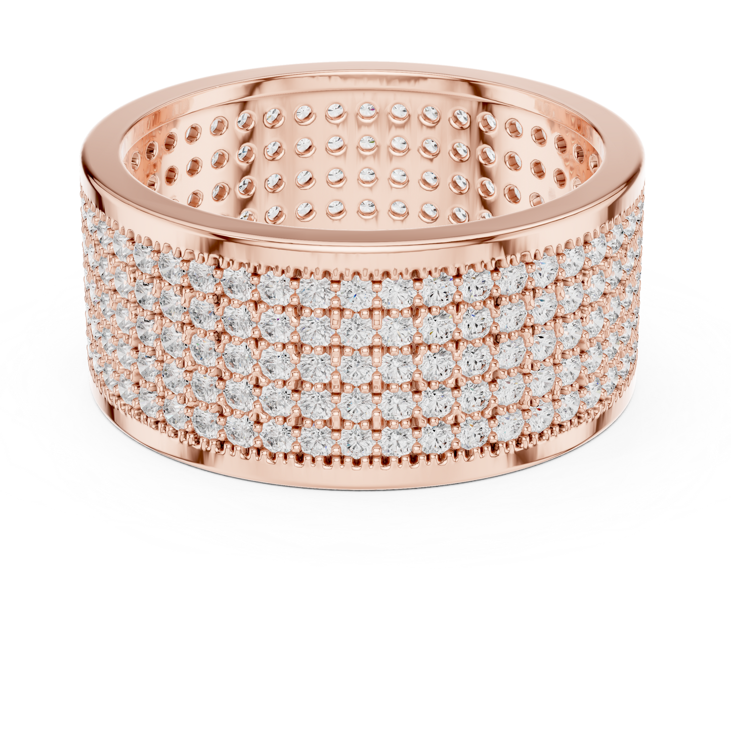 Men's Diamond Band Ring CAD Files – 29 Model Collection | 3DM & STL Download