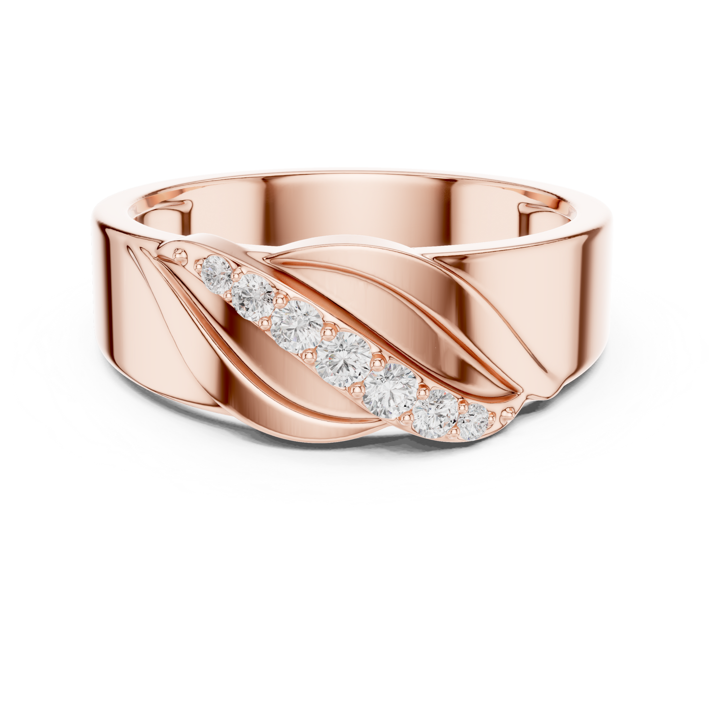 Men's Diamond Band Ring CAD Files – 29 Model Collection | 3DM & STL Download