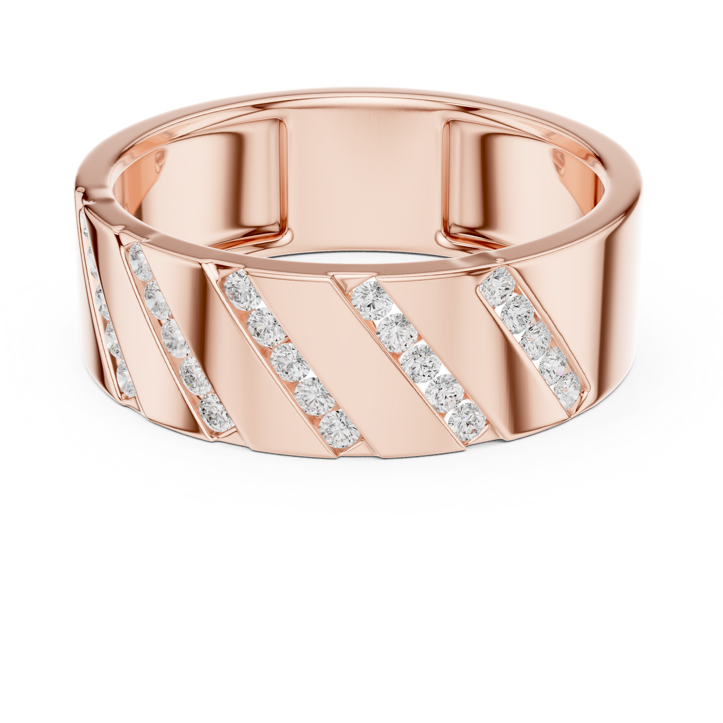 Men's Diamond Band Ring CAD Files – 29 Model Collection | 3DM & STL Download
