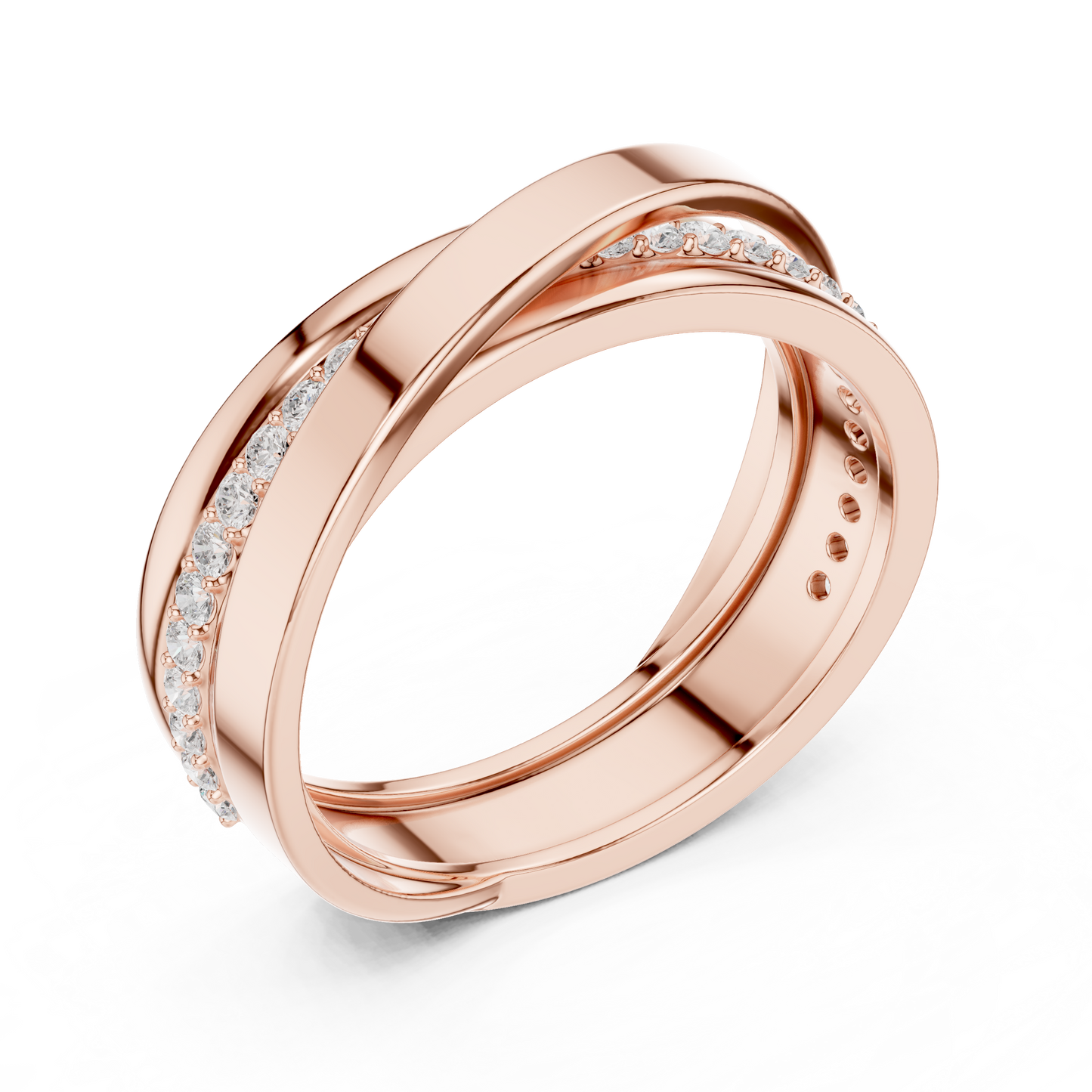Men's Diamond Band Ring CAD Files – 29 Model Collection | 3DM & STL Download