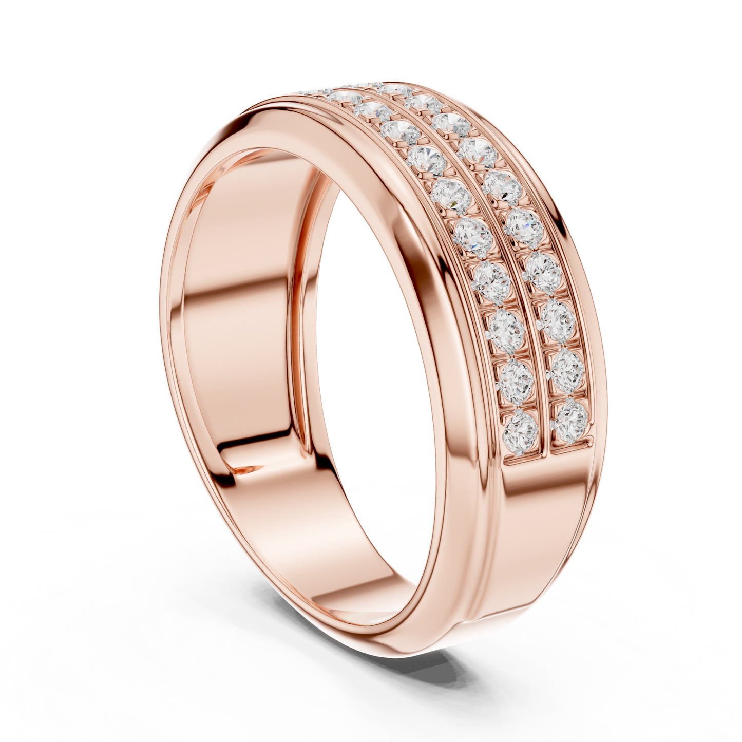 Men's Diamond Band Ring CAD Files – 29 Model Collection | 3DM & STL Download