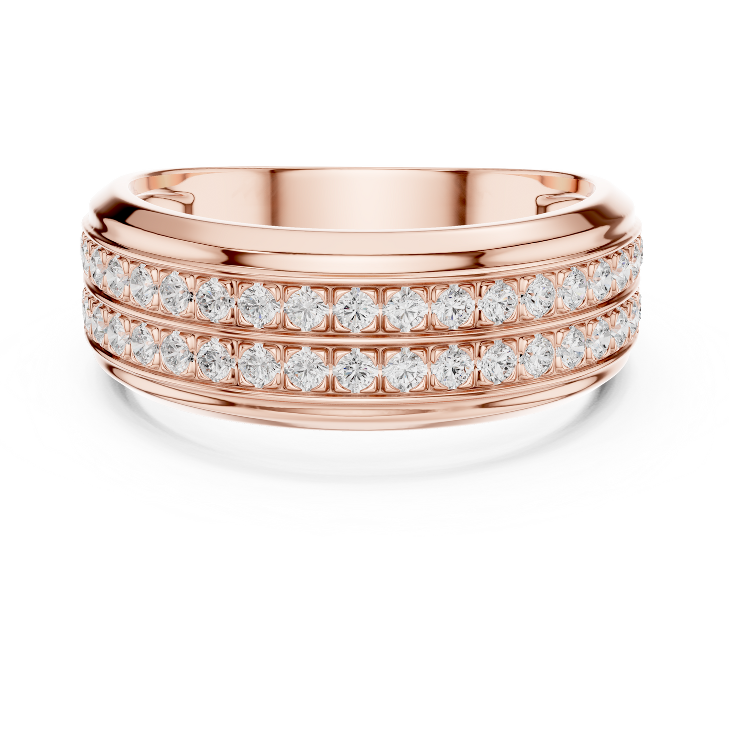 Men's Diamond Band Ring CAD Files – 29 Model Collection | 3DM & STL Download