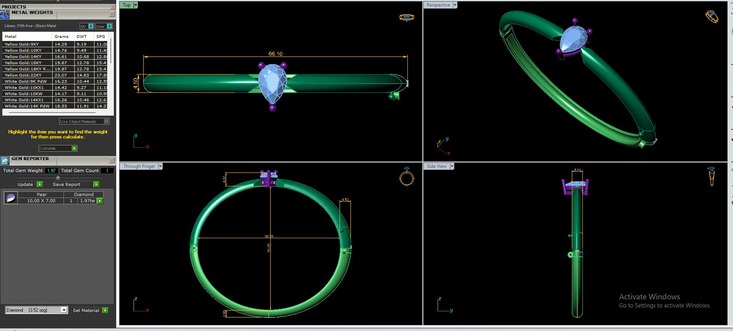 Women's Designer Bangle & Bracelet CAD Files – 12 Model Collection | 3DM & STL Download