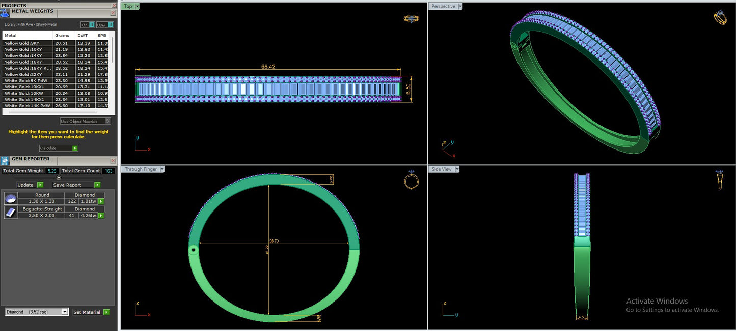 Women's Bracelet CAD Files – 16 Model Collection | 3DM & STL Download