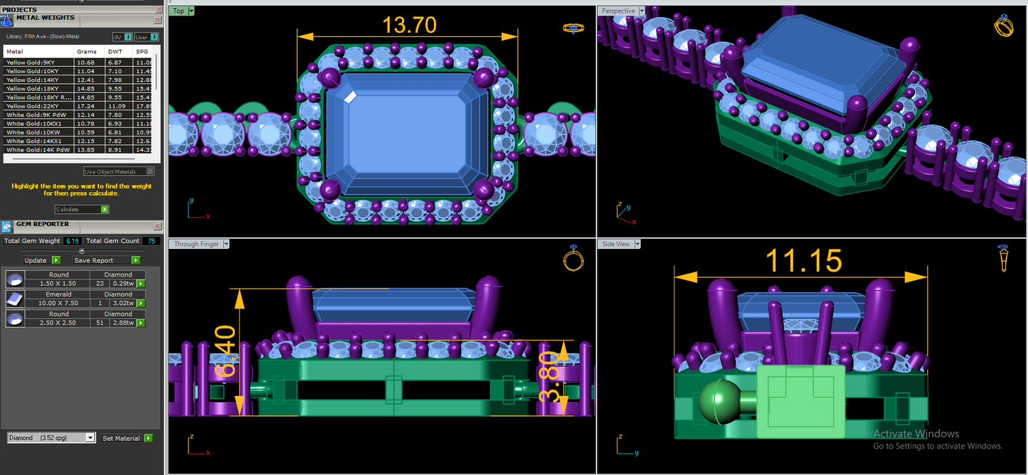 Women's Bracelet CAD Files – 16 Model Collection | 3DM & STL Download